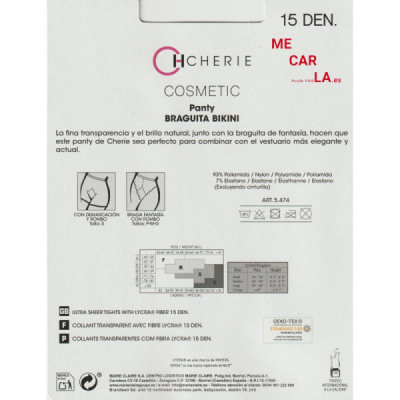 PANTY ELBA 15 DEN CHERIE