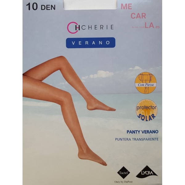 PANTY MATE 10 DEN. CON PIEZA TRASERA Y PUNTERA INVISIBLE