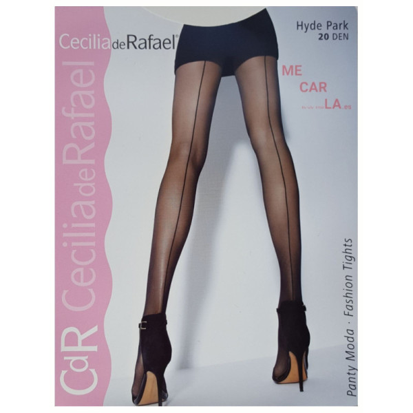 PANTY FANTASÍA COSTURA TRASERA SIN DEMARCACIÓN Y PUNTERA INVISIBLE DE CECILIA DE RAFAEL