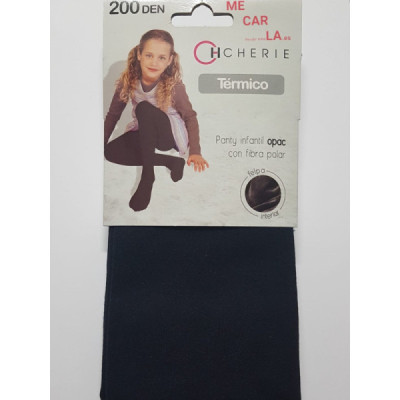 Panty Infantil Opac Térmico con fibra polar 200 DEN. Cherie