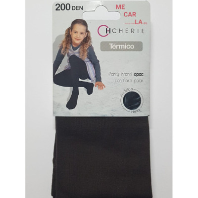 Panty Infantil Opac Térmico con fibra polar 200 DEN. Cherie