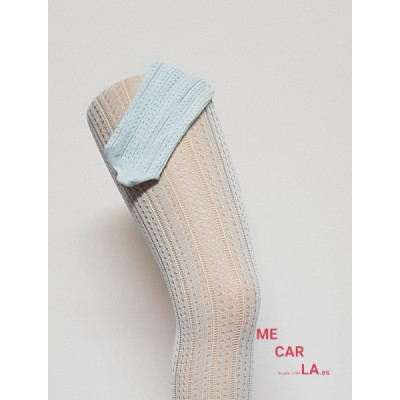 Panty Niña Fantasía Calado Celeste
