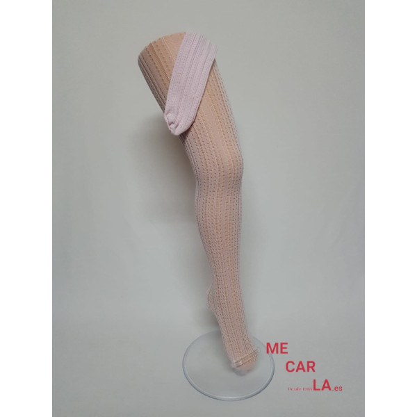 Panty Niña Fantasía Calado Rosa