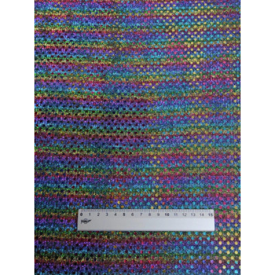 Tela de lamé estampado con lentejuelas 115 cm