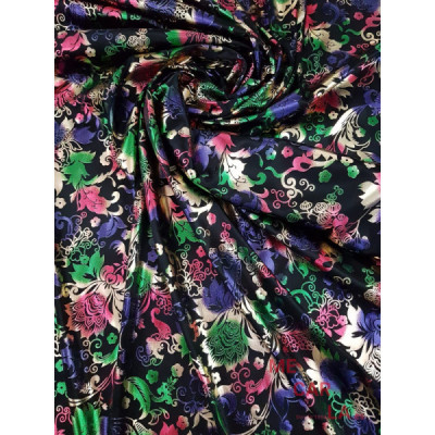 Tela de punto elástico estampado 115 cm