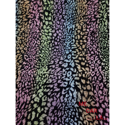 Tela de terciopelo multicolor 115 cm