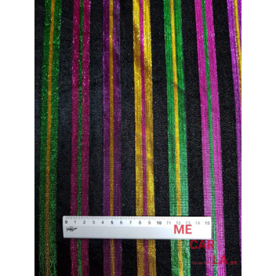 Tela de terciopelo multicolor 145 cm