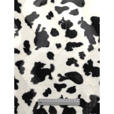 Tela de vaca efecto terciopelo