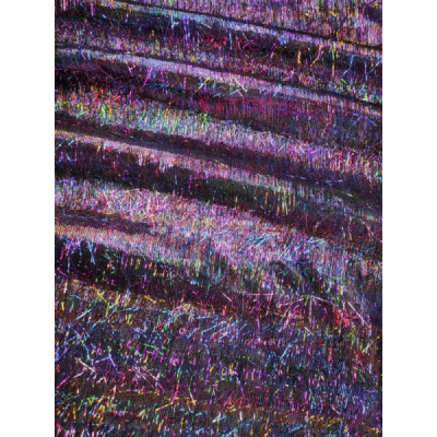 Tela fantasía con flecos multicolor