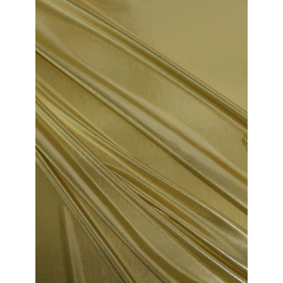 Tejido elástico lurex amarillo oro