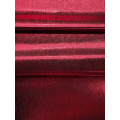 Tejido elástico lurex rojo