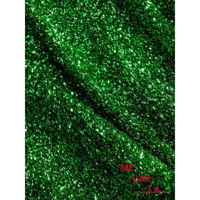 Tela de lamé 120 cm Verde