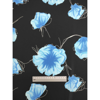 Tela de crespón estampado flores