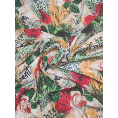 Tela de gasa georgette estampada