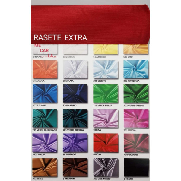 Rasete Momo 150 cm. Pieza 25 m.