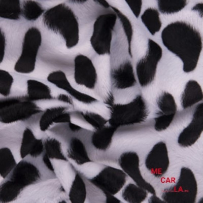 Tejido pelo corto estampado dálmata 150 cm. por Pieza
