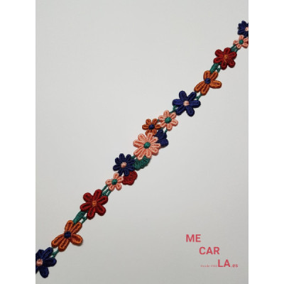 REMATE DE GUIPUR MULTICOLOR