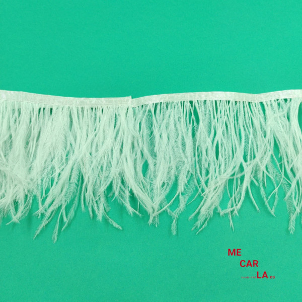 Fleco Pluma Natural Avestruz