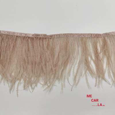 Fleco Pluma Natural Avestruz