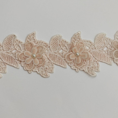 Pasamanería flor de guipur