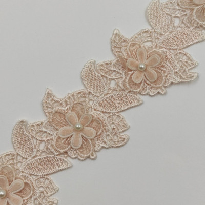 Pasamanería flor de guipur