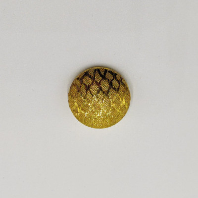 Botón forrado de tela de lamé fantasía
