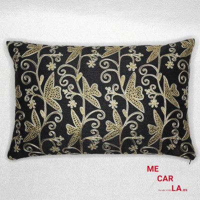 Funda para cojín Bordado Cadeneta