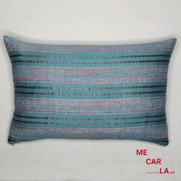 Funda para cojín Raya Rústica Multicolor