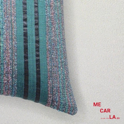 Funda para cojín Raya Rústica Multicolor